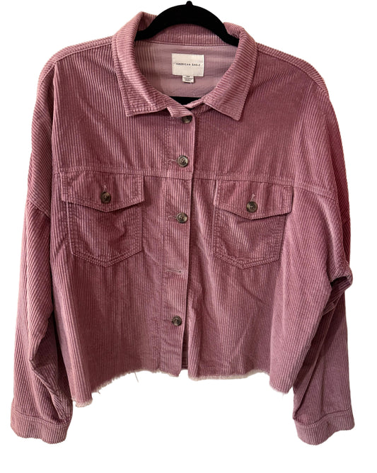 American Eagle Mauve Corduroy Jacket - LG | Preowned