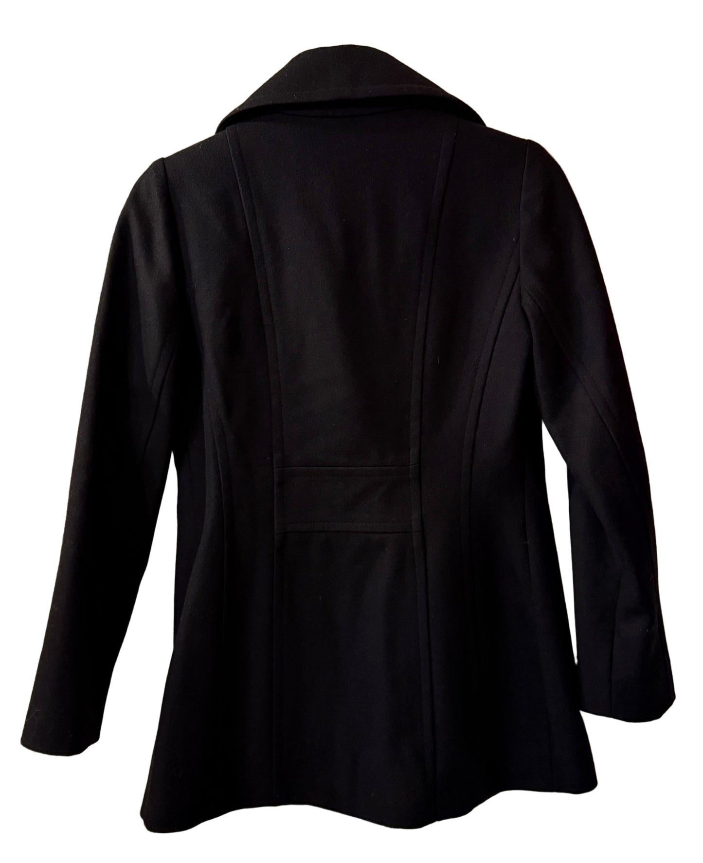 London Fog Black Pea Coat - PXS | Preowned