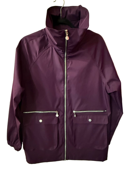Bernardo Water Resistant Rain Jacket Grape Small | Preowned
