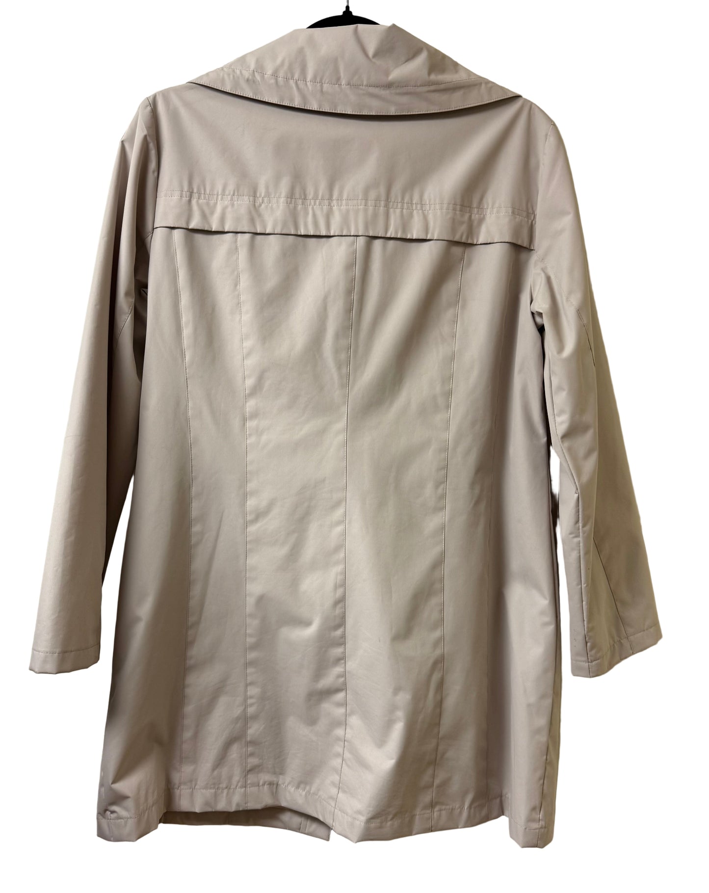 London Fog Off White Rain Jacket - Small | Preowned