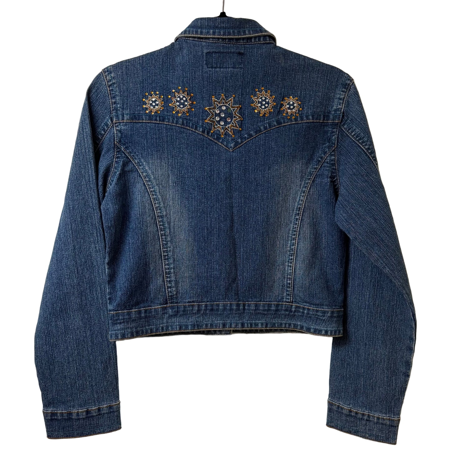 Design by Impressions Embellished Jean Jacket - LG | Preowned