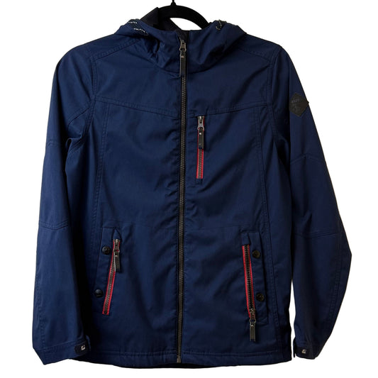 Killtec Navy Hooded Rain Jacket - XS | Preowned