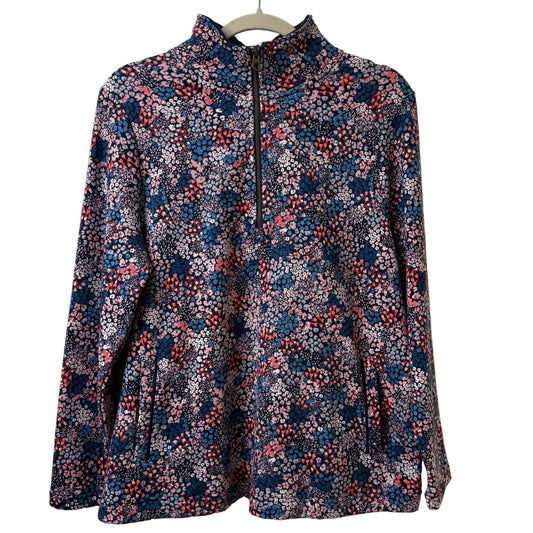 Joules Zip Front Floral Sweatshirt New with Tags - SZ 10 | Preowned