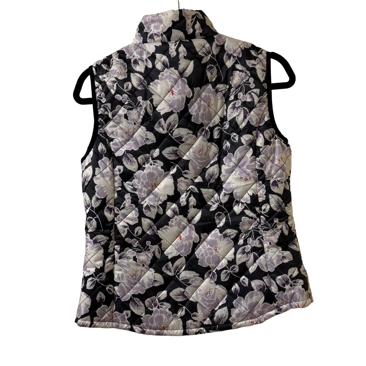 IMNCY Black Vest with Purple Flowers - SP | Preowned