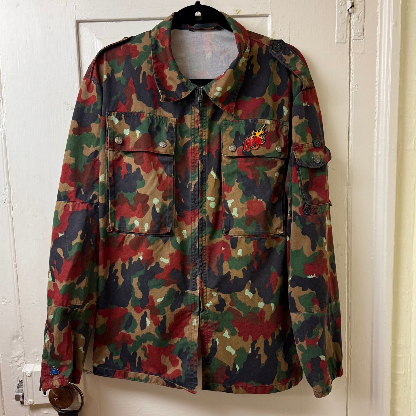 Vintage Swiss Amy Alpenflage Camo Jacket - Small | Preowned
