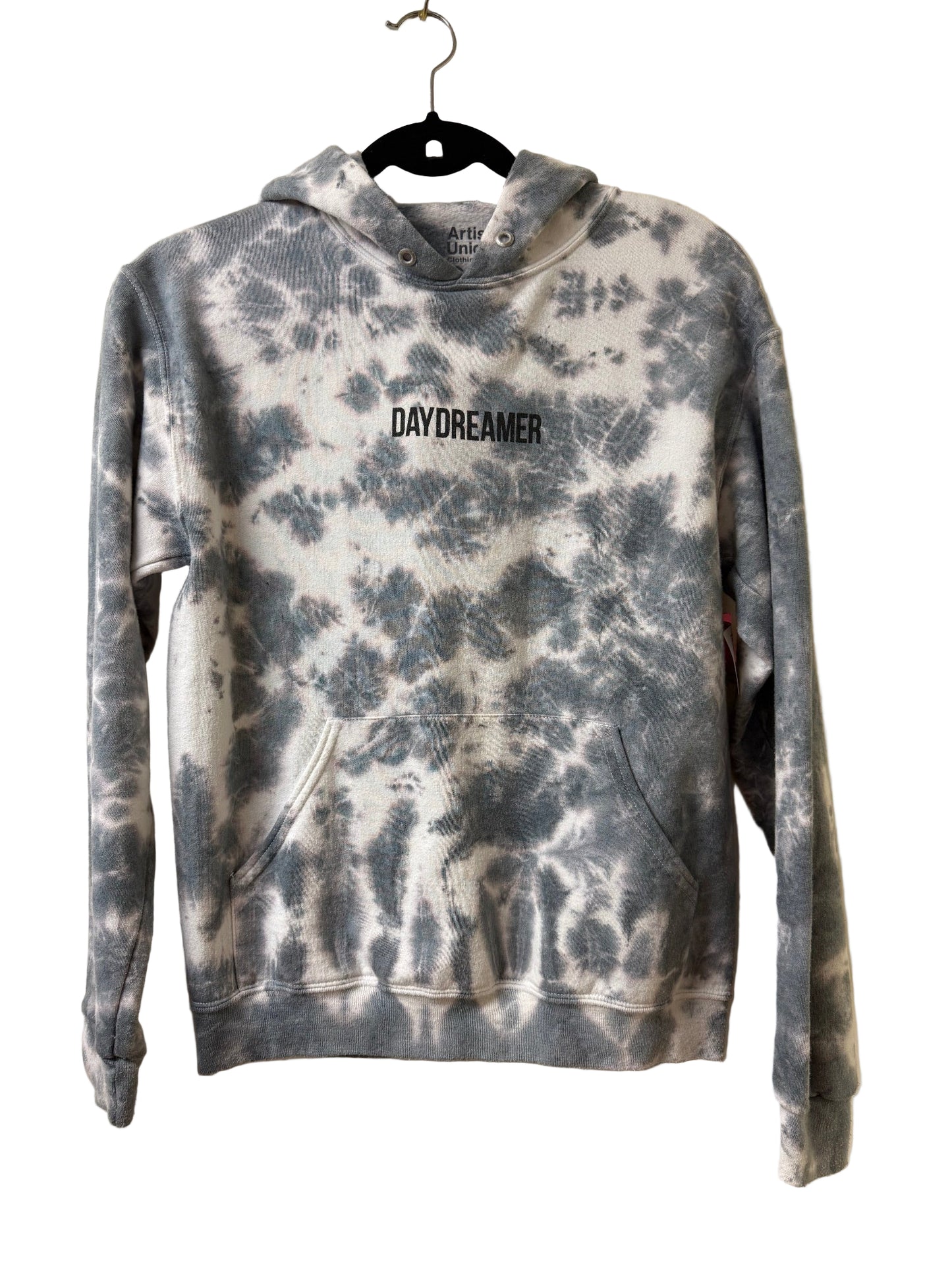 Artist Union Hoodie Tie Dye Gray and White - Small | Preowned
