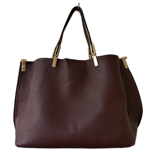 Brown Satchel Handbag | Preowned