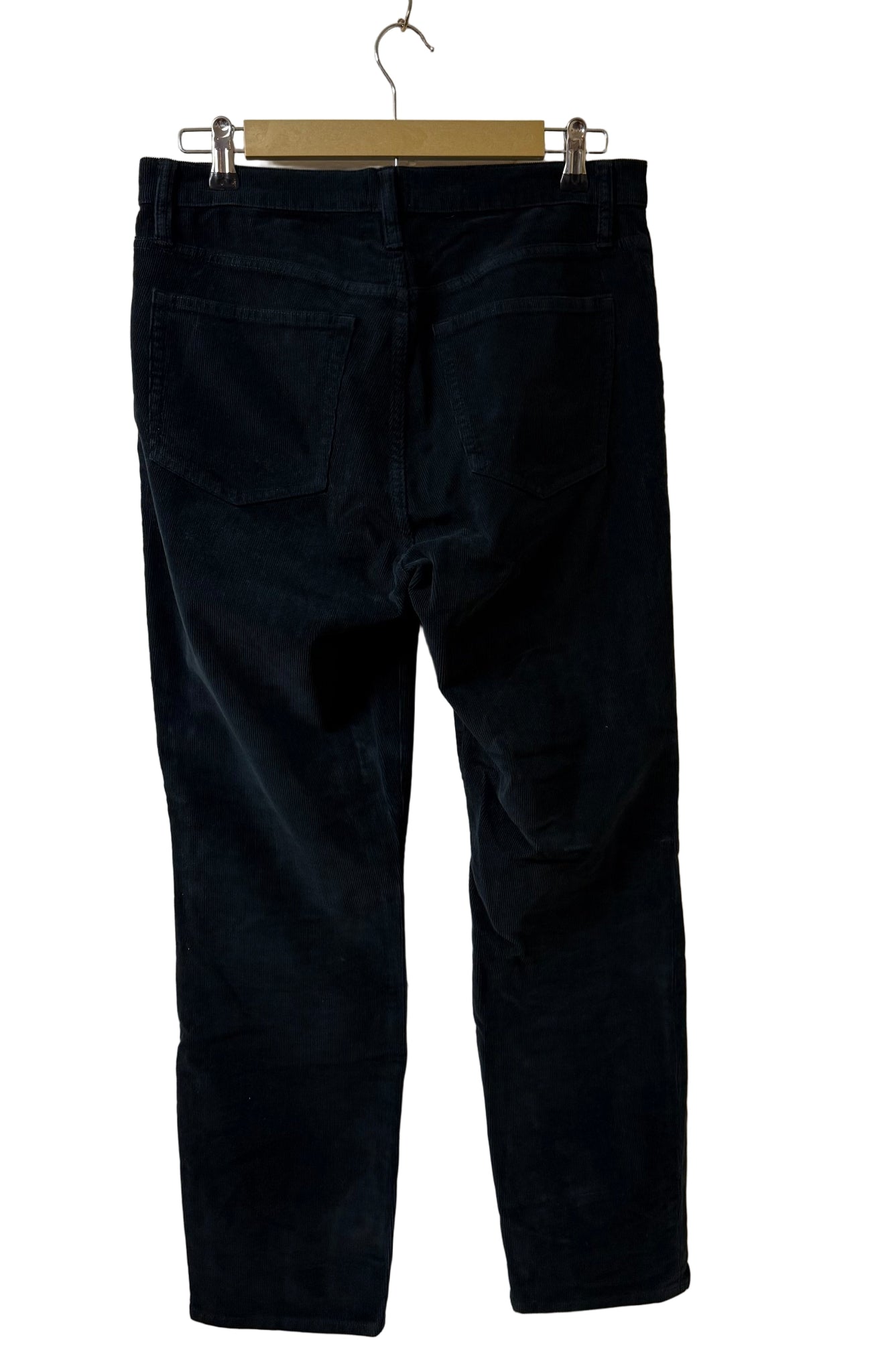 J Crew Essential Black Corduroy Pants SZ 29 | Preowned