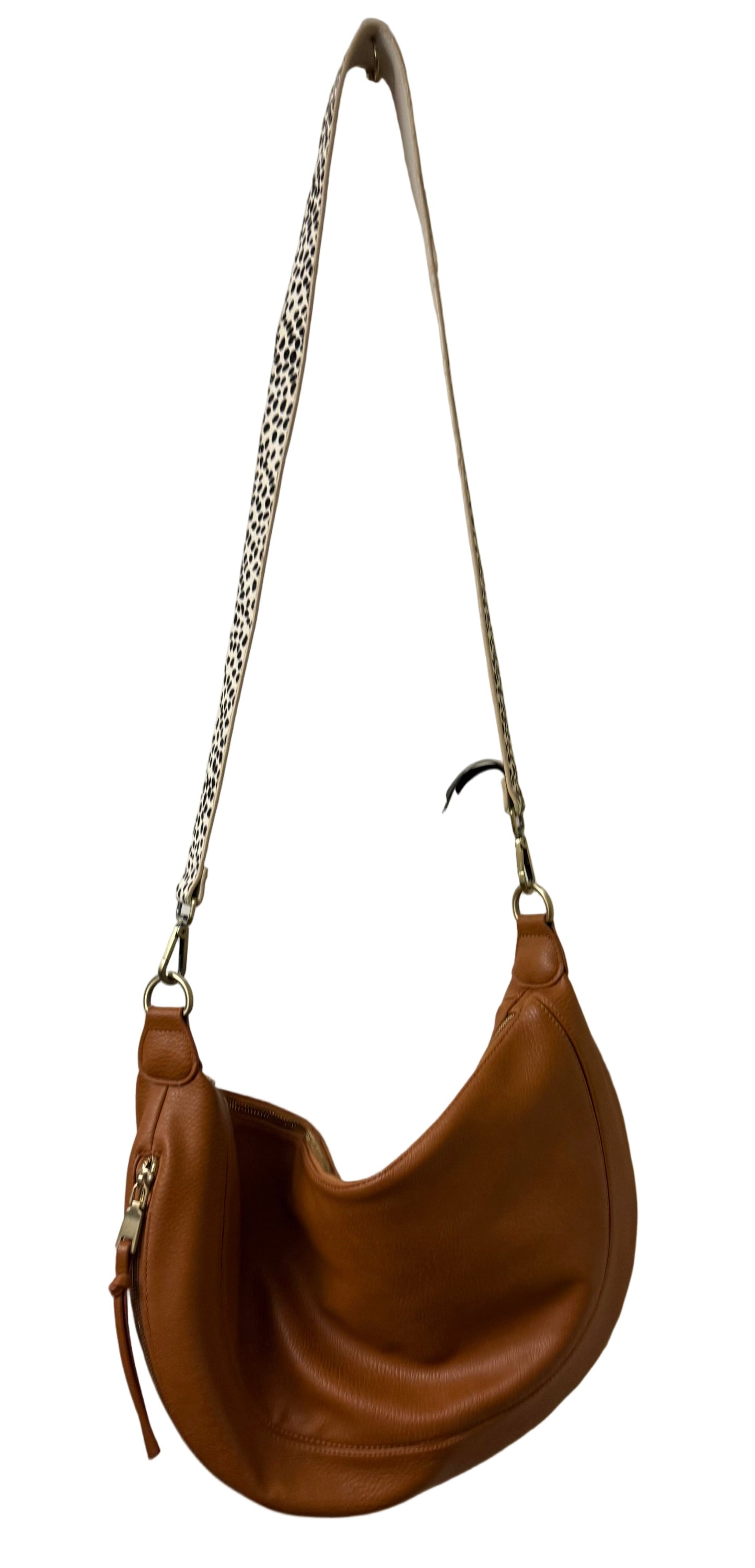 Anthropologie  Luna Slouchy Chestnut Crossbody Bag | Preowned