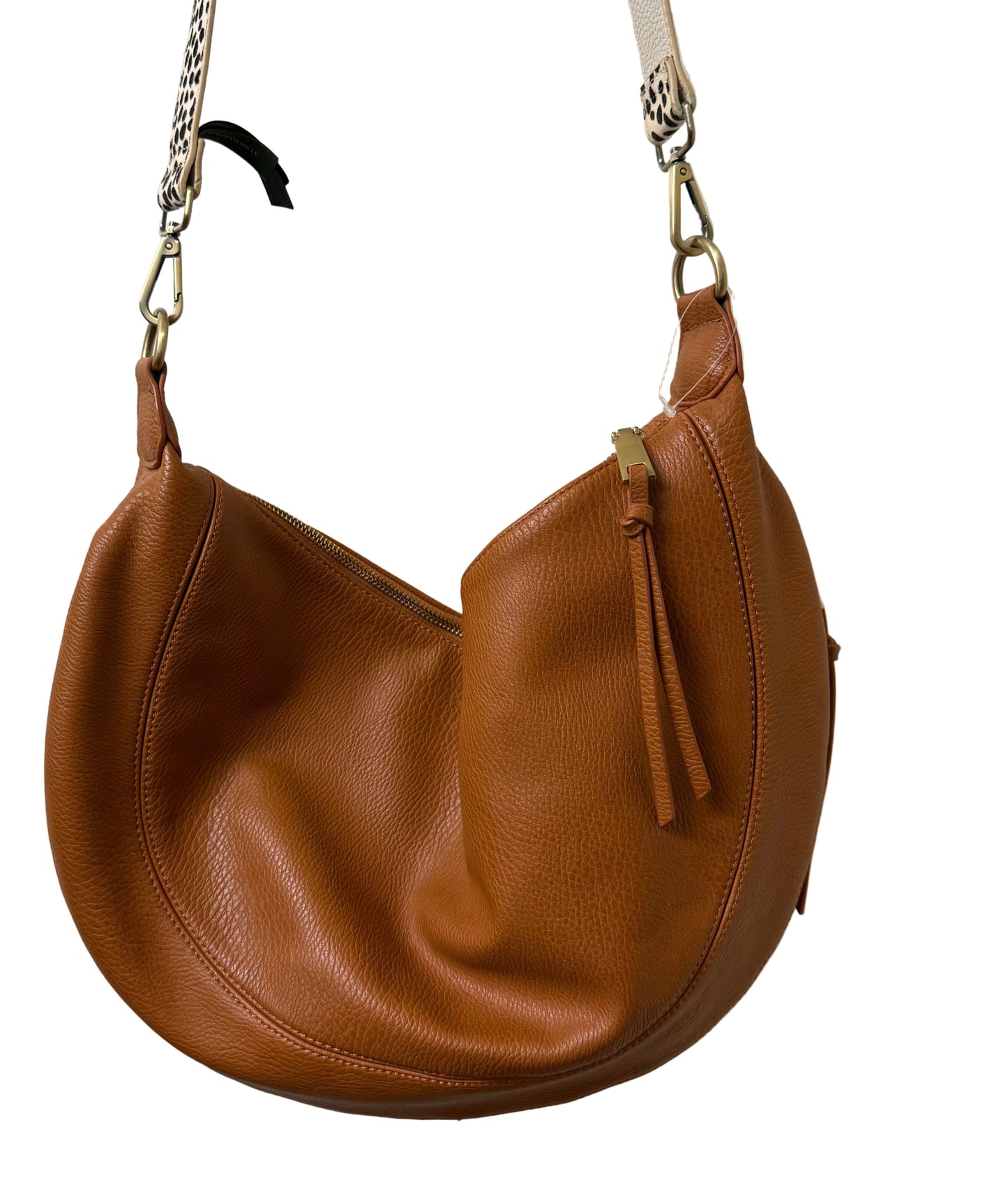 Anthropologie  Luna Slouchy Chestnut Crossbody Bag | Preowned