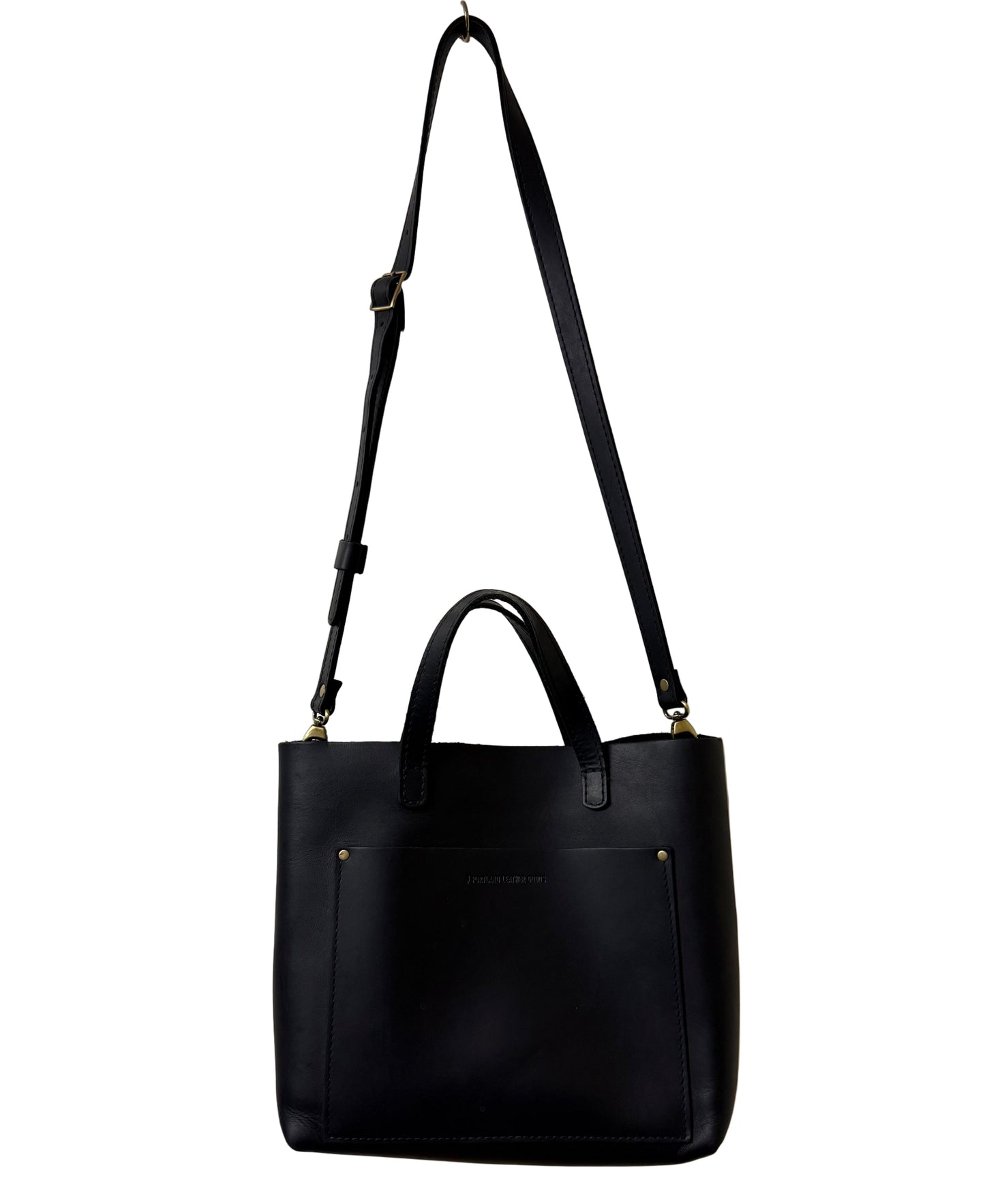 Portland Black Leather Tote Bag | Preowned