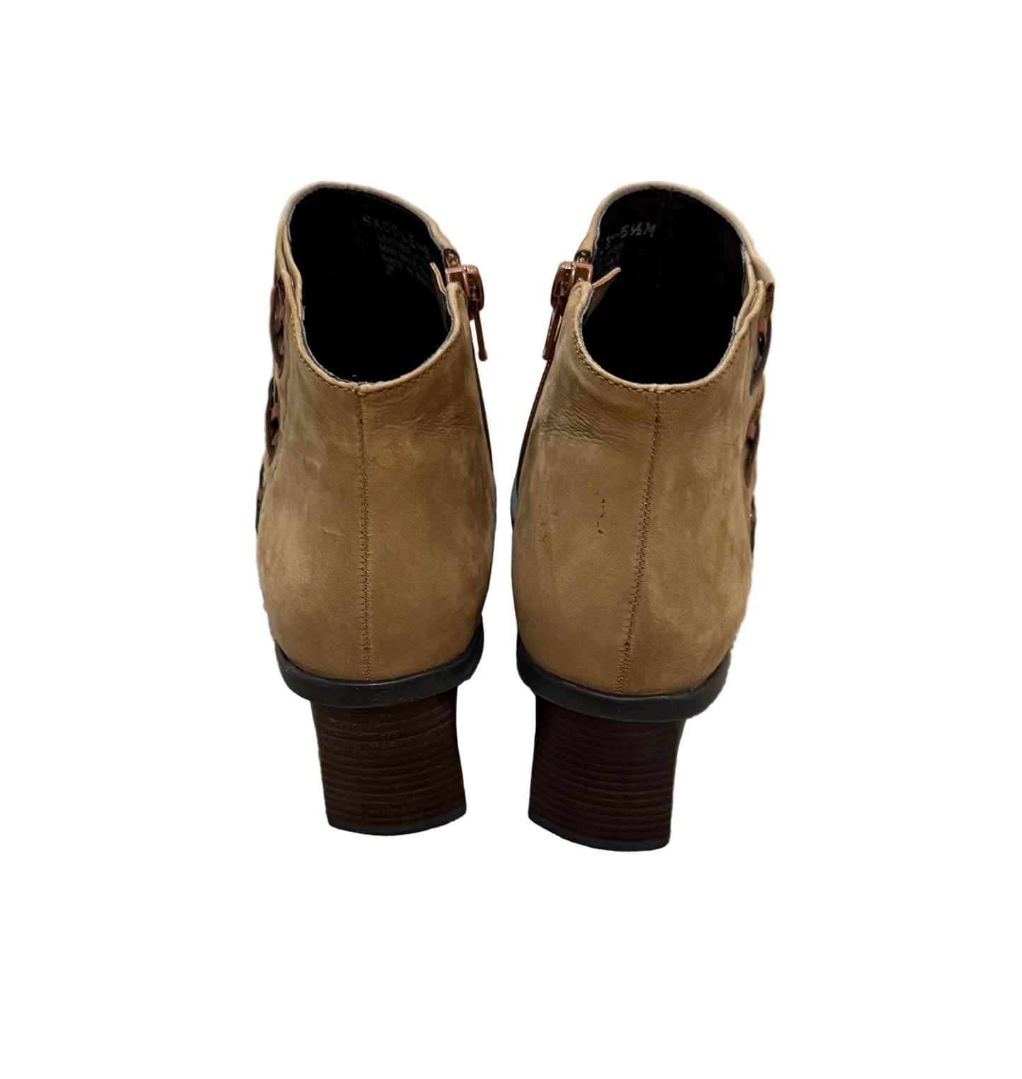 Etienne Aigner Taupe Ankle Boots - SZ 5.5 | Preowned