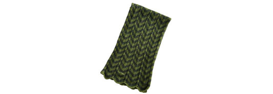 Scarf Chevron Green Two Tone