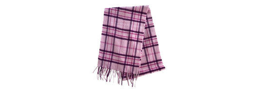 Scarf Charter Club Plaid Pink Purple