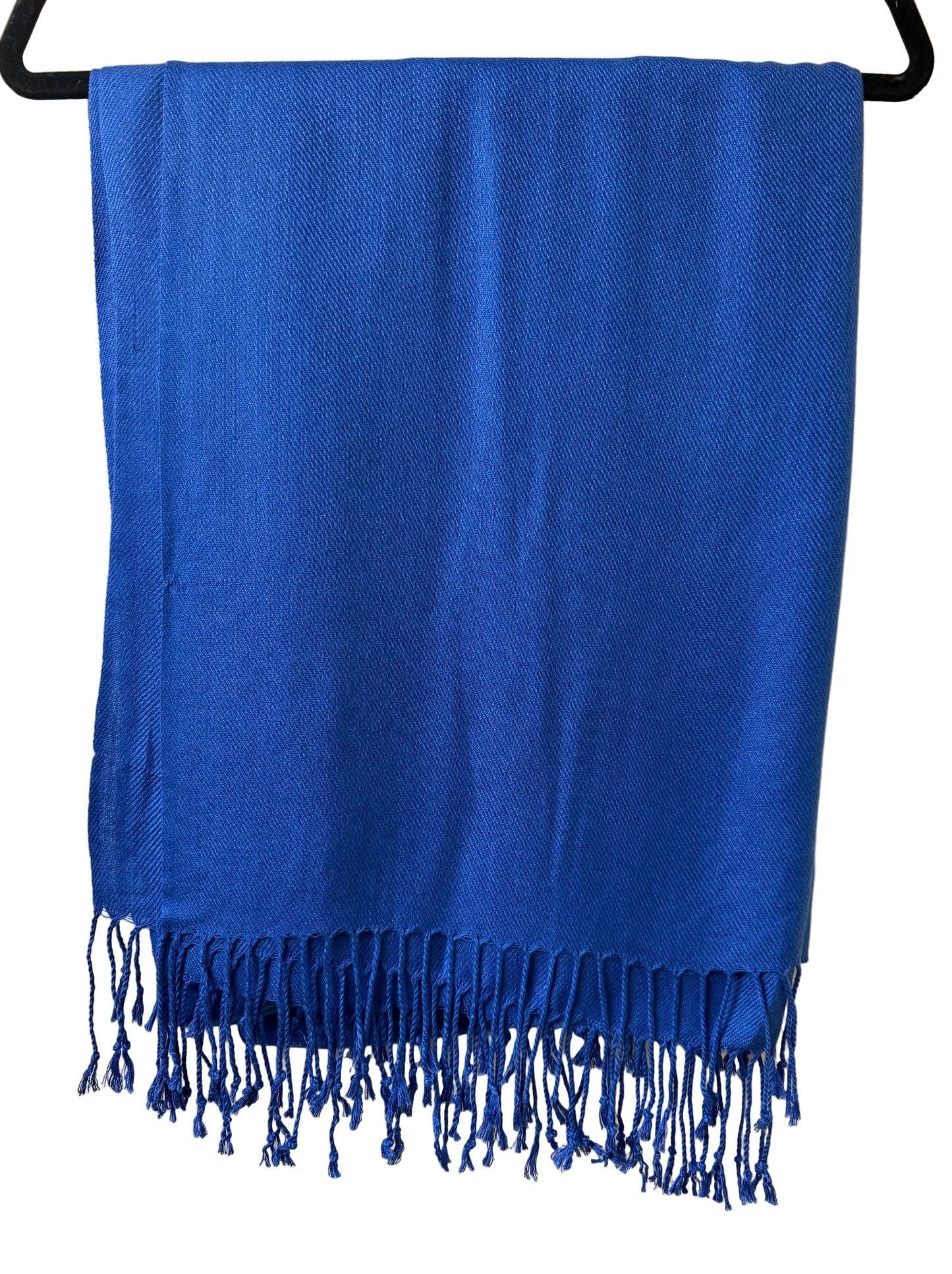Pashmina Royal Blue Shawl OS |Preowned