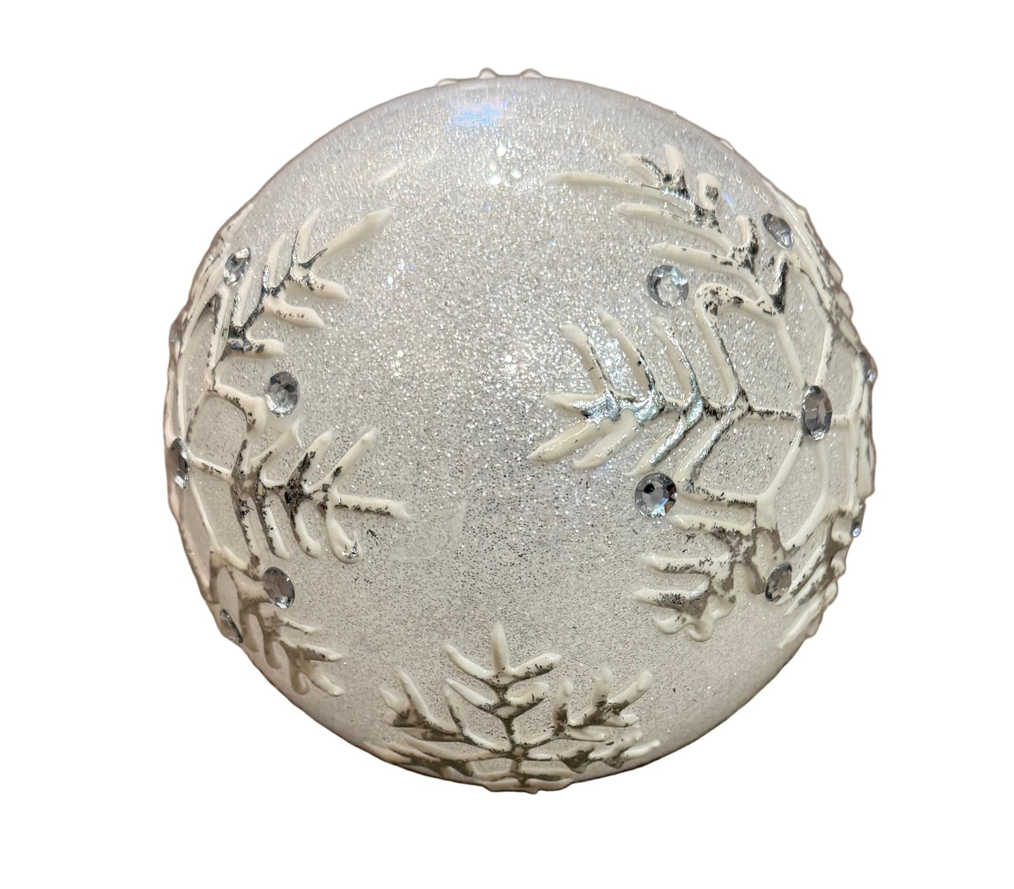LED Frosted Snowflake Globe | Preowned