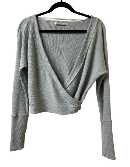 We The Free Blue Open Crop Top - SM | Preowned