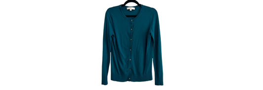 Loft Cardigan Sweater Teal - Medium