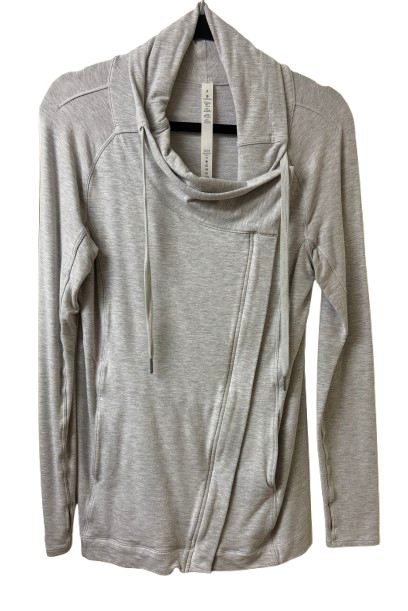 Lululemon Light Gray Zip Up Sweatshirt Jacket - SZ 6 | Preowned