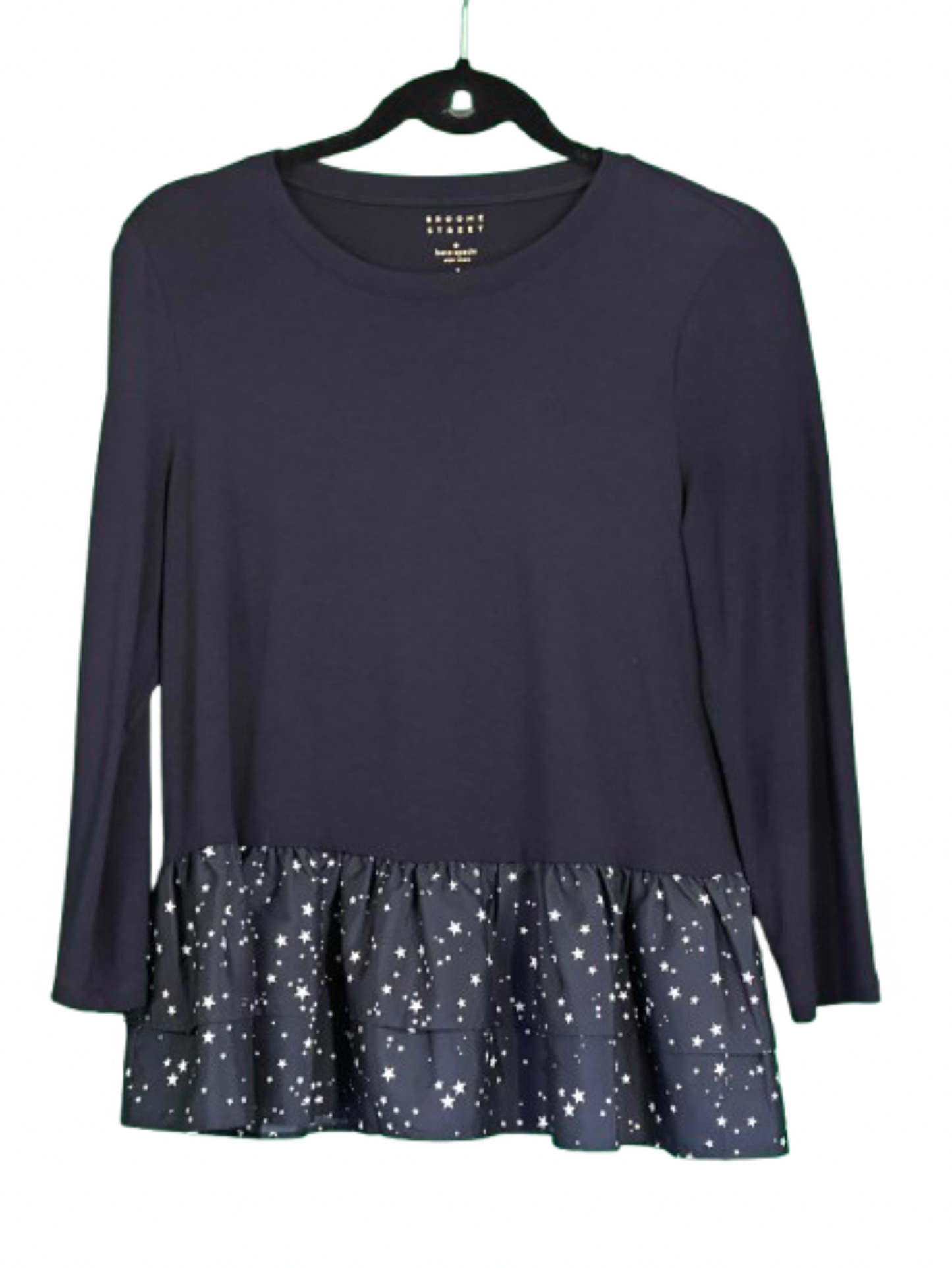 Broom Street Navy Top with White Stars on Bottom - SM | Preowned