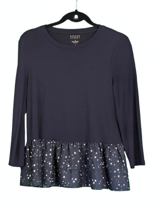 Broom Street Navy Top with White Stars on Bottom - SM | Preowned