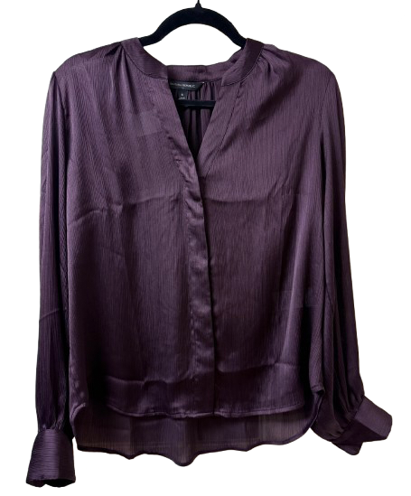 Banana Republic Eggplant Blouse SM | Preowned
