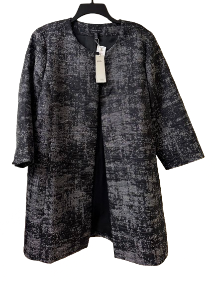 Eileen Fisher Moonlight Jacquard Coat XL New with Tags | Preowned