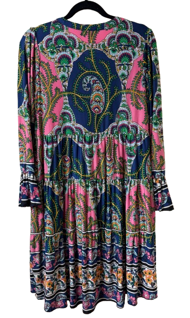 Reborn Multi Color Paisley Dress - MD | Preowned