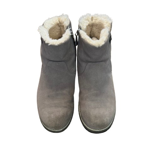 Emu Australia Beach Mini Merino Wool Lining Taupe SZ 8 | Preowned