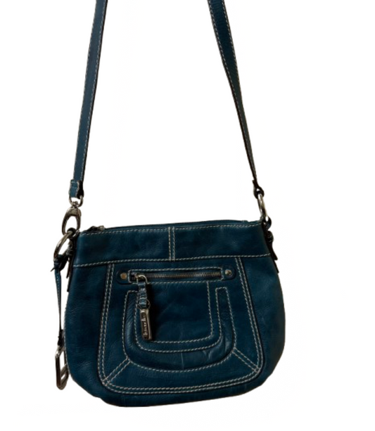 Tignanello Teal Crossbody Bag | Preowned