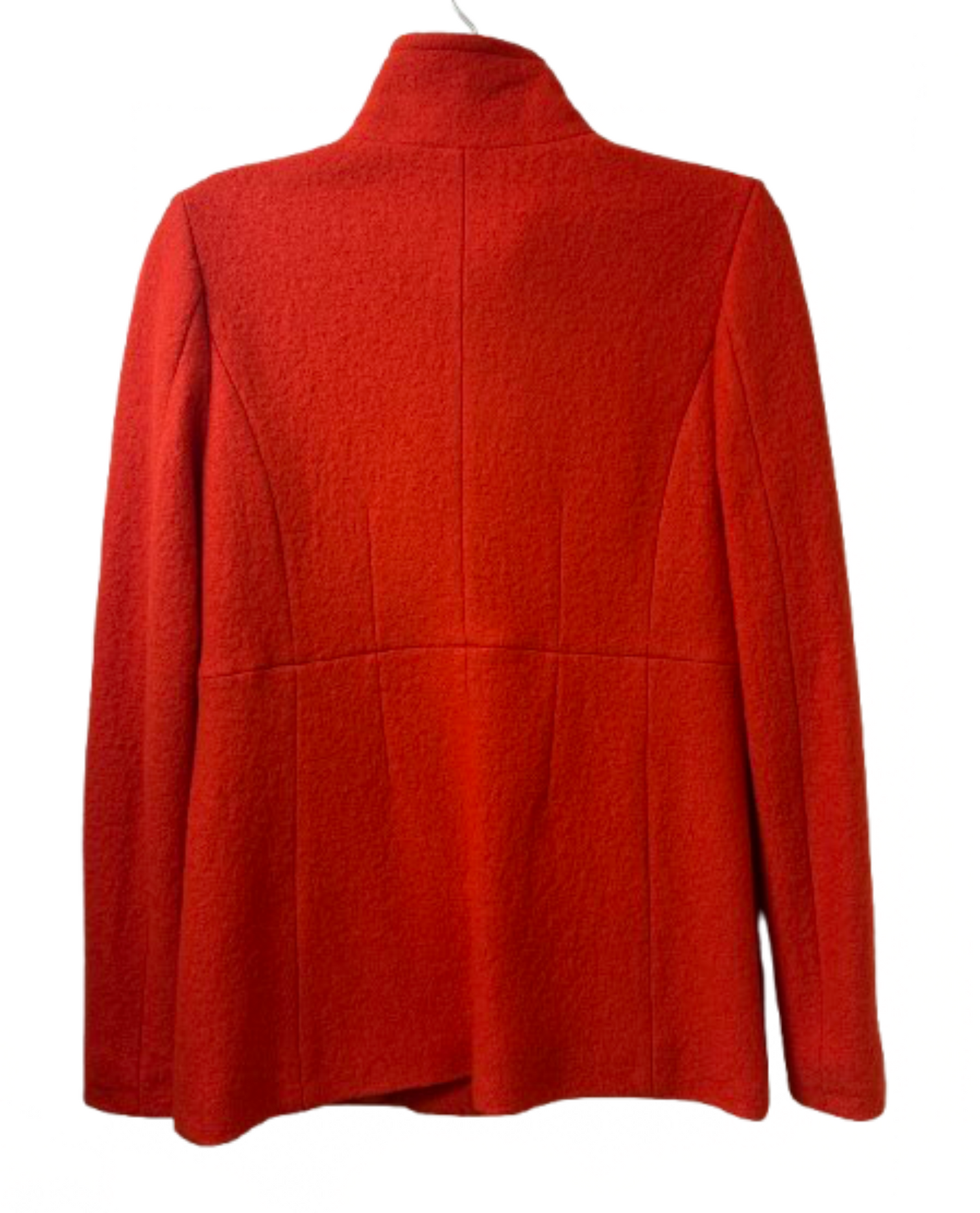 Lands End Orange Pea Coat - SZ 4 | Preowned