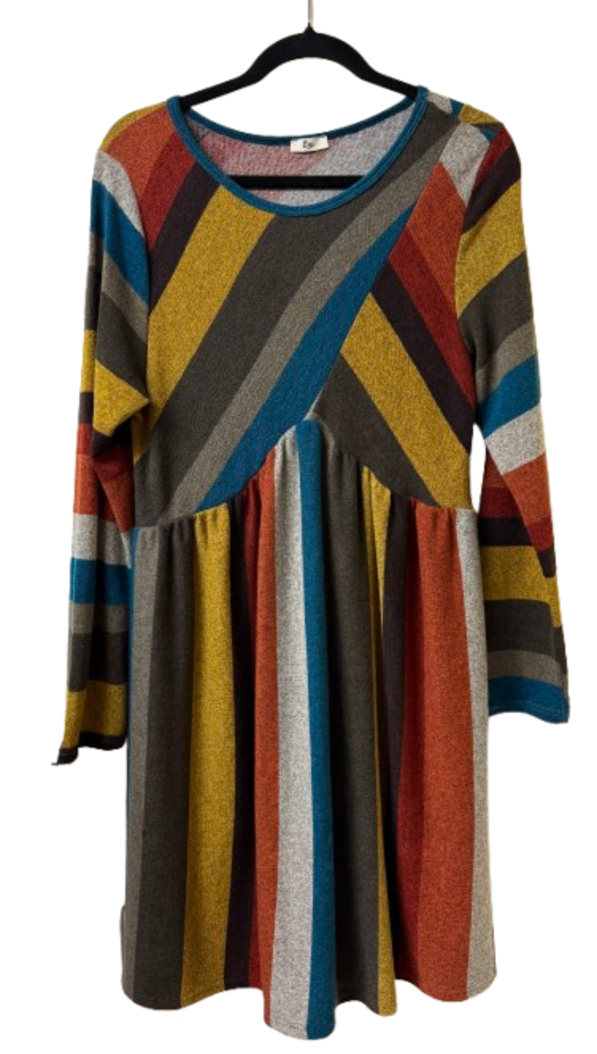 Egs Multi Stripe Knit Dress - X Large | Preowned