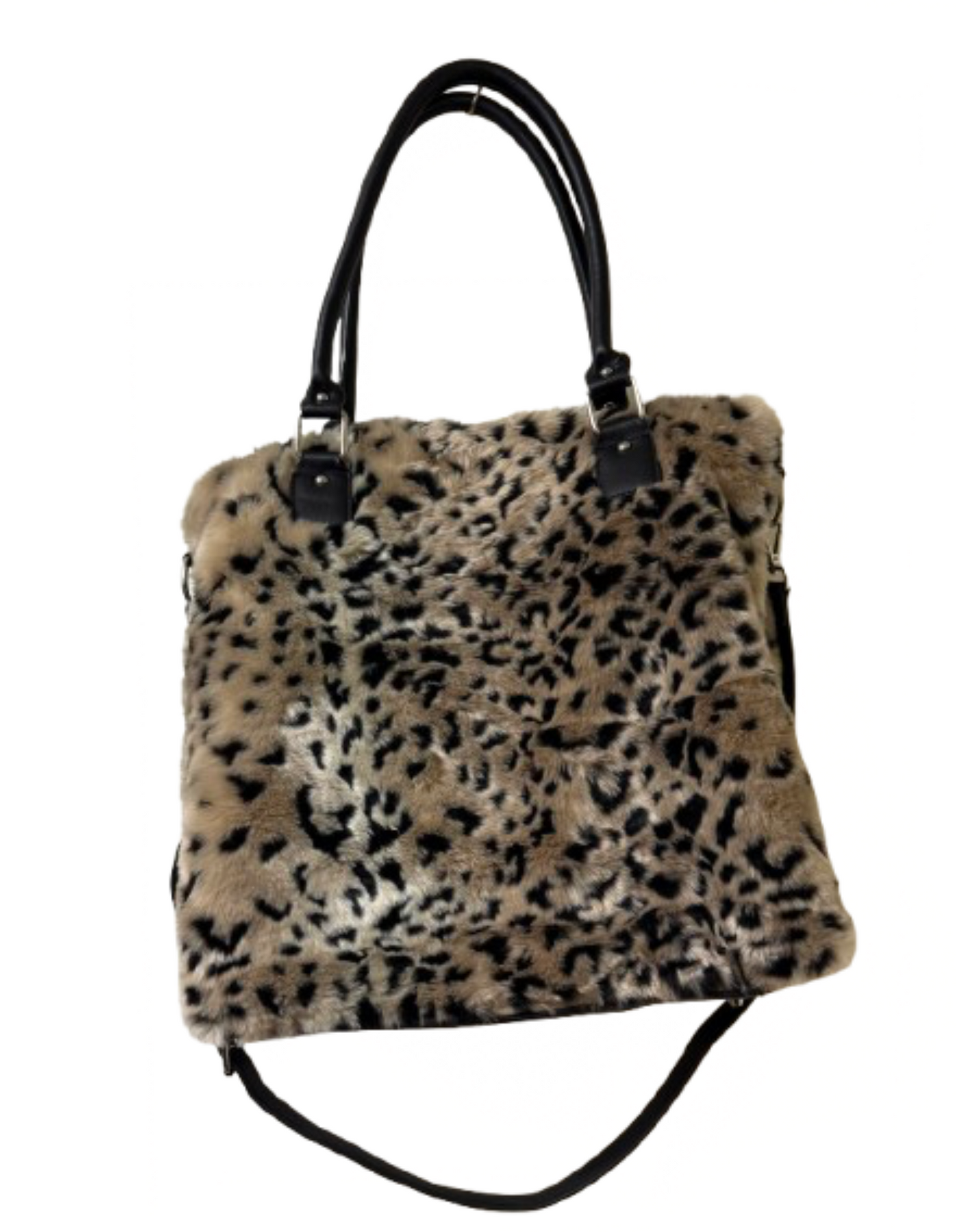 Donna Salyers Fabulous Fur Leopard Print Tote Bag | Preowned