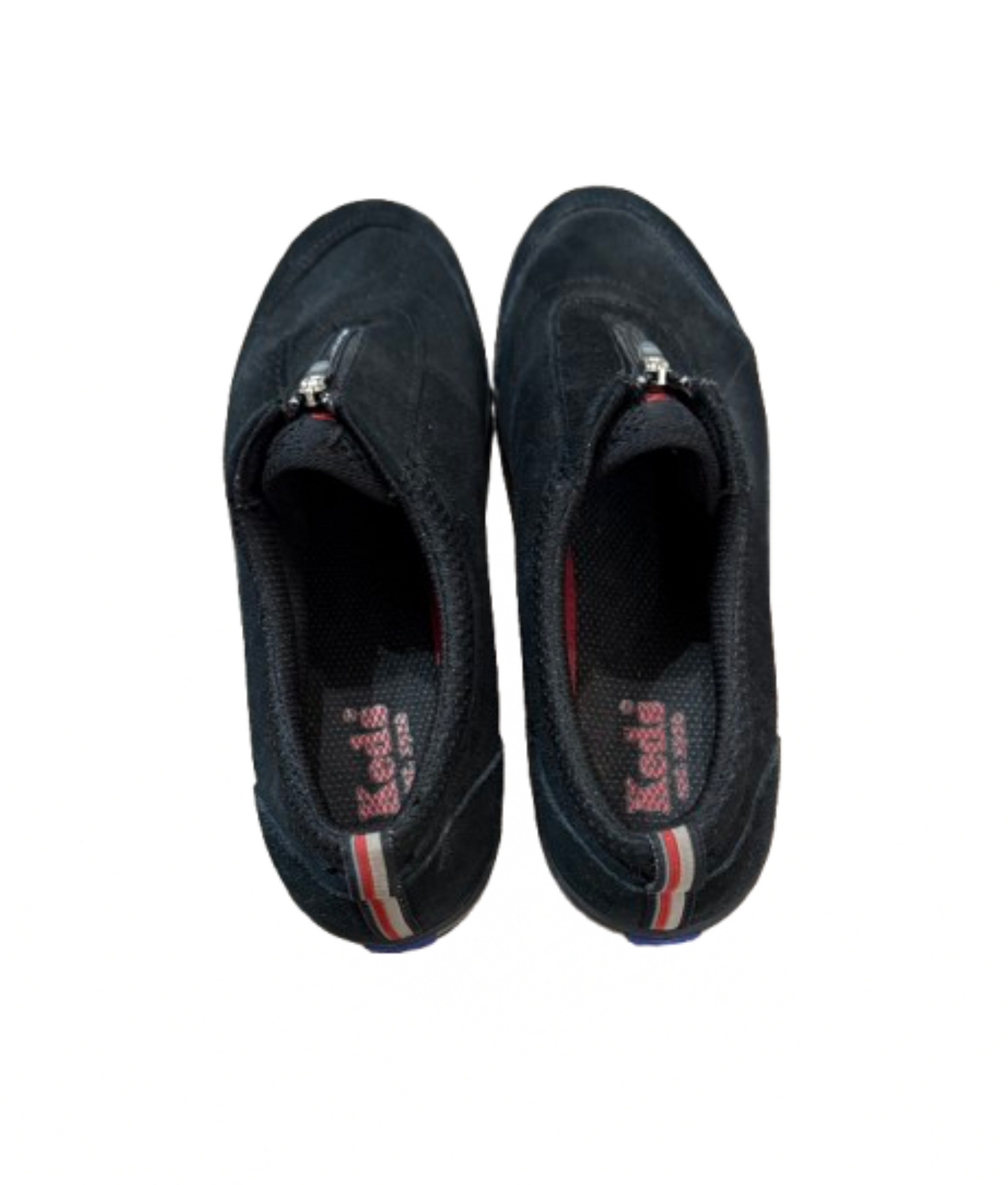 Keds Zip front Black Suede Shoes - SZ 8.5 | Preowned