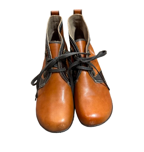 L'atiste Cookie Tan Leather Ankle Boots -  SZ 7 | Preowned