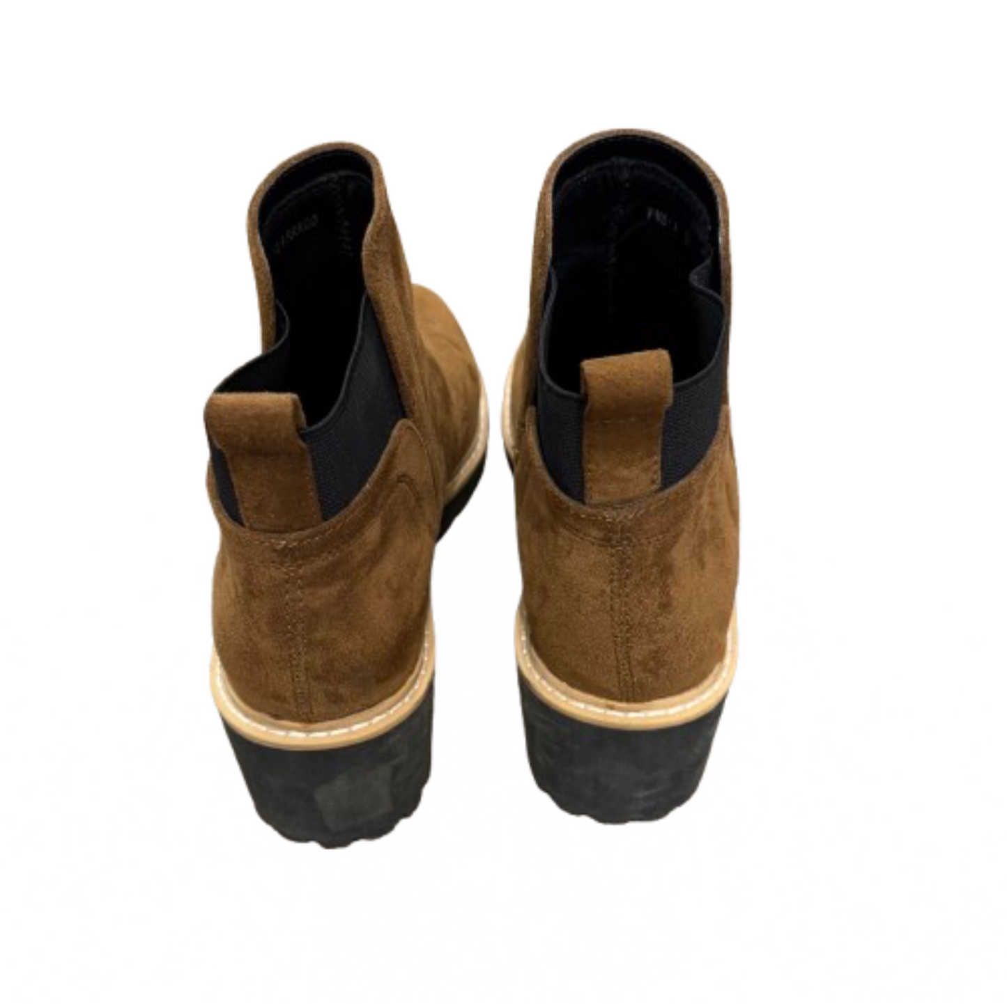 dv Brown Faux Suede Ankle Boots SZ 9 | Preowned