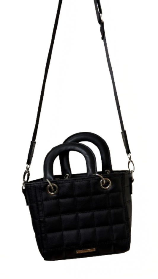 Madden Girl Black Handbag with Crossbody Strap | Preowned