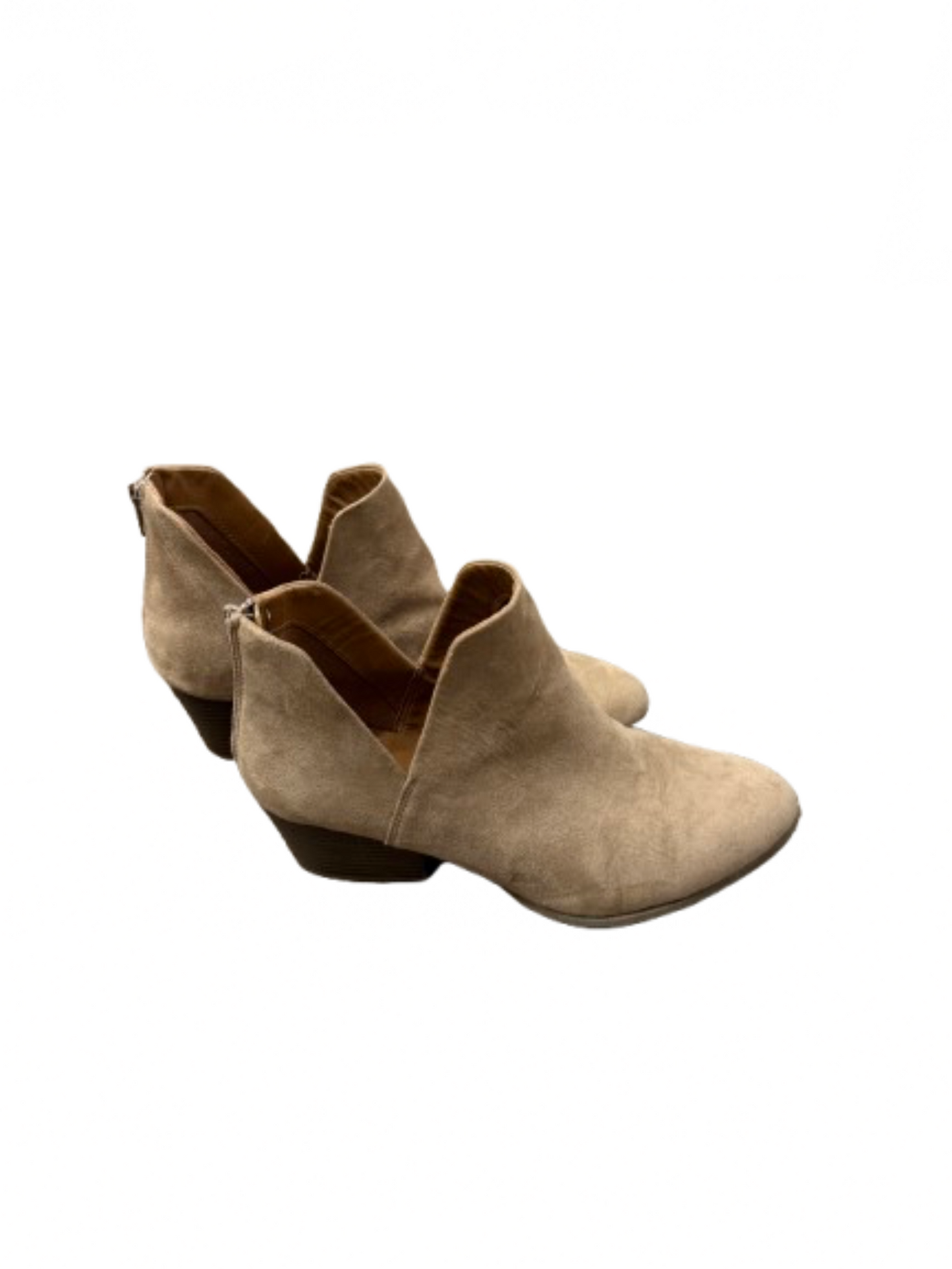 So Tan Faux Suede Ankle Boots Sz 9 | Preowned