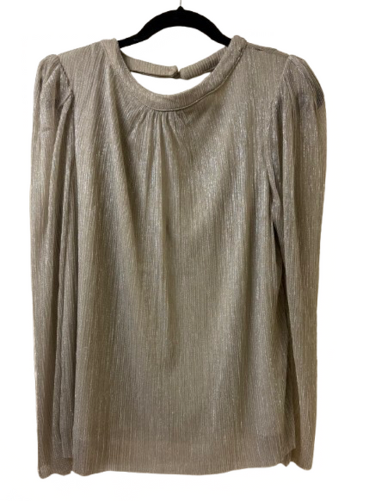 Cece Gold Sparkle Top - Large | Preowned