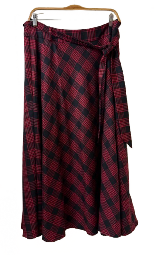 Talbots Black and Red Circular Skirt _ SZ 12 | New with Tags