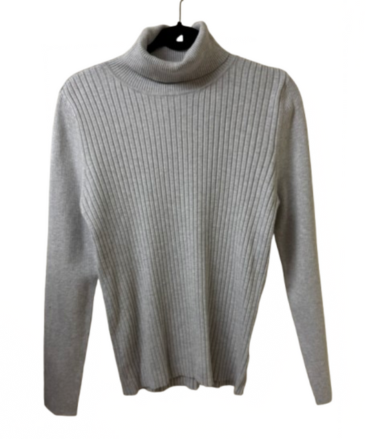 Jones New York Light Gray Turtleneck Sweater - X Large Petite | New with Tags