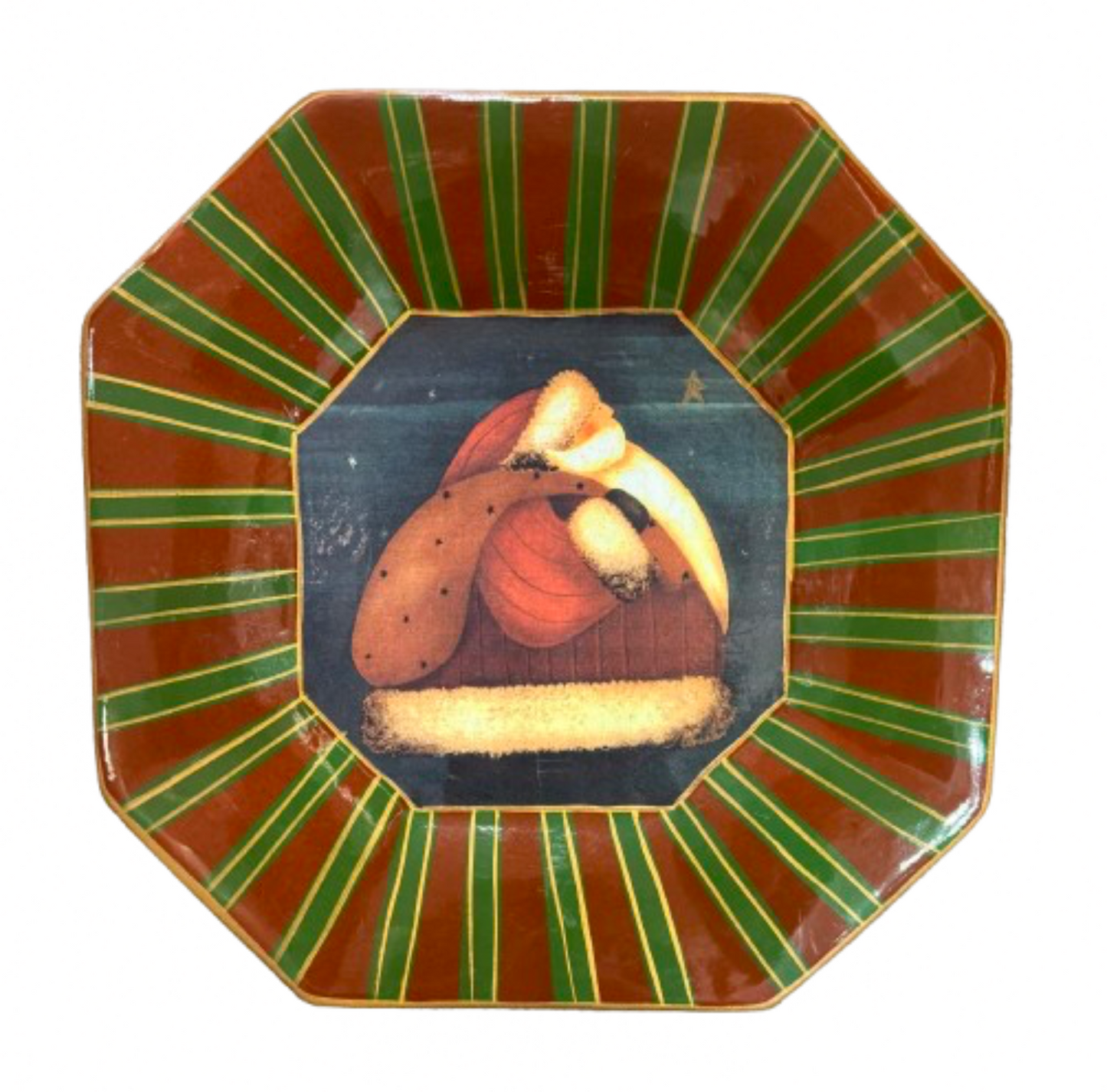 Vintage Santa Plate | Preowned