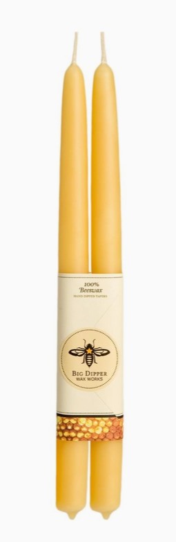 Taper Candles – 100% Pure Beeswax – Hand-Dipped Assortment