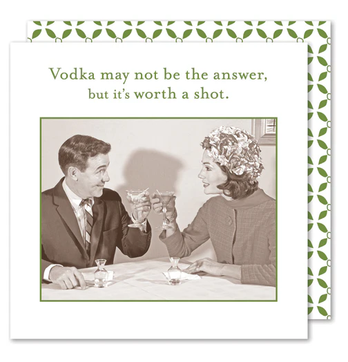 Napkins: It's Worth a Shot