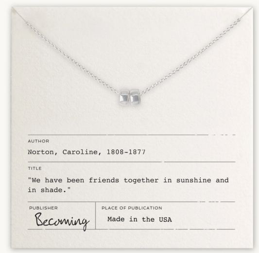 Necklace Friends Beads Sterling Silver