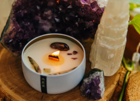 Calm 4oz Wooden Wick Candle