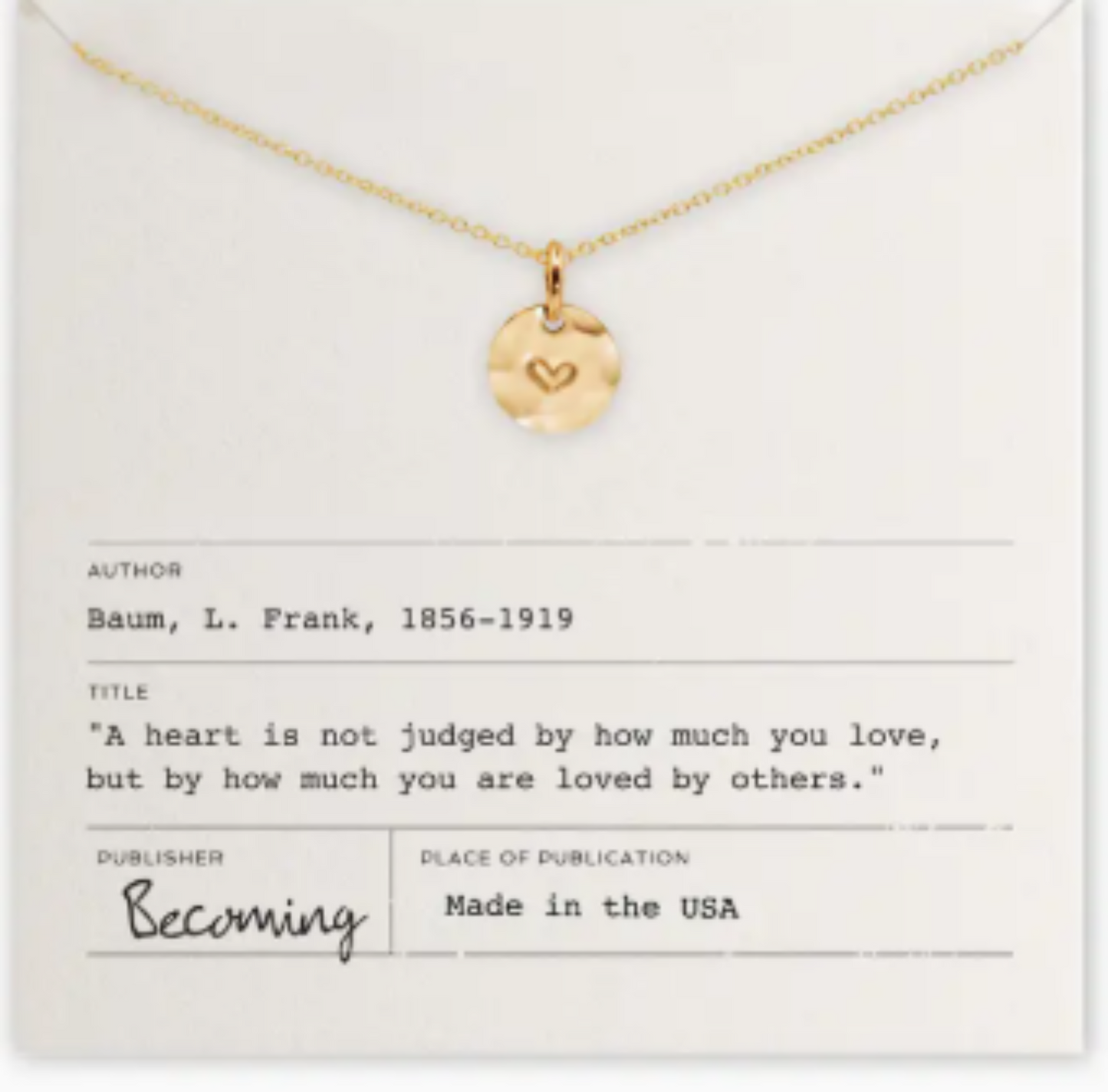 Necklace Heart