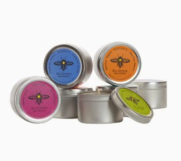 Aromatherapy 100% Pure Beeswax Travel Tin Candle Assortment