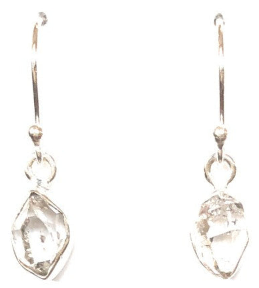 Sterling Silver Herkimer Diamond Bitty Sparkle Earrings