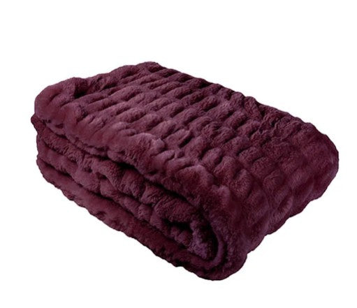 Royal Opulence Faux Fur Throw 58x45